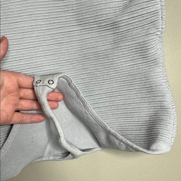 Abercrombie & Fitch Bodysuit Blue Ribbed Bodysuit Medium - Picture 5 of 6